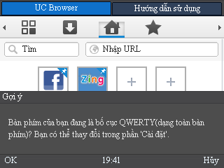 Hướng dẩn cài đặt và sữ dụng UC Browser
